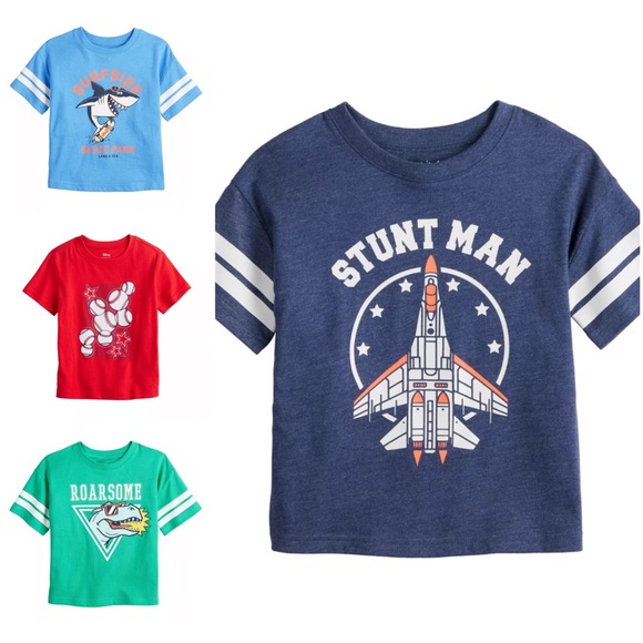 jumping beans Other - 4 Brand New Pairs of Boys Short Sleeve T-Shirts, Size 4T, Different Colors, NWT